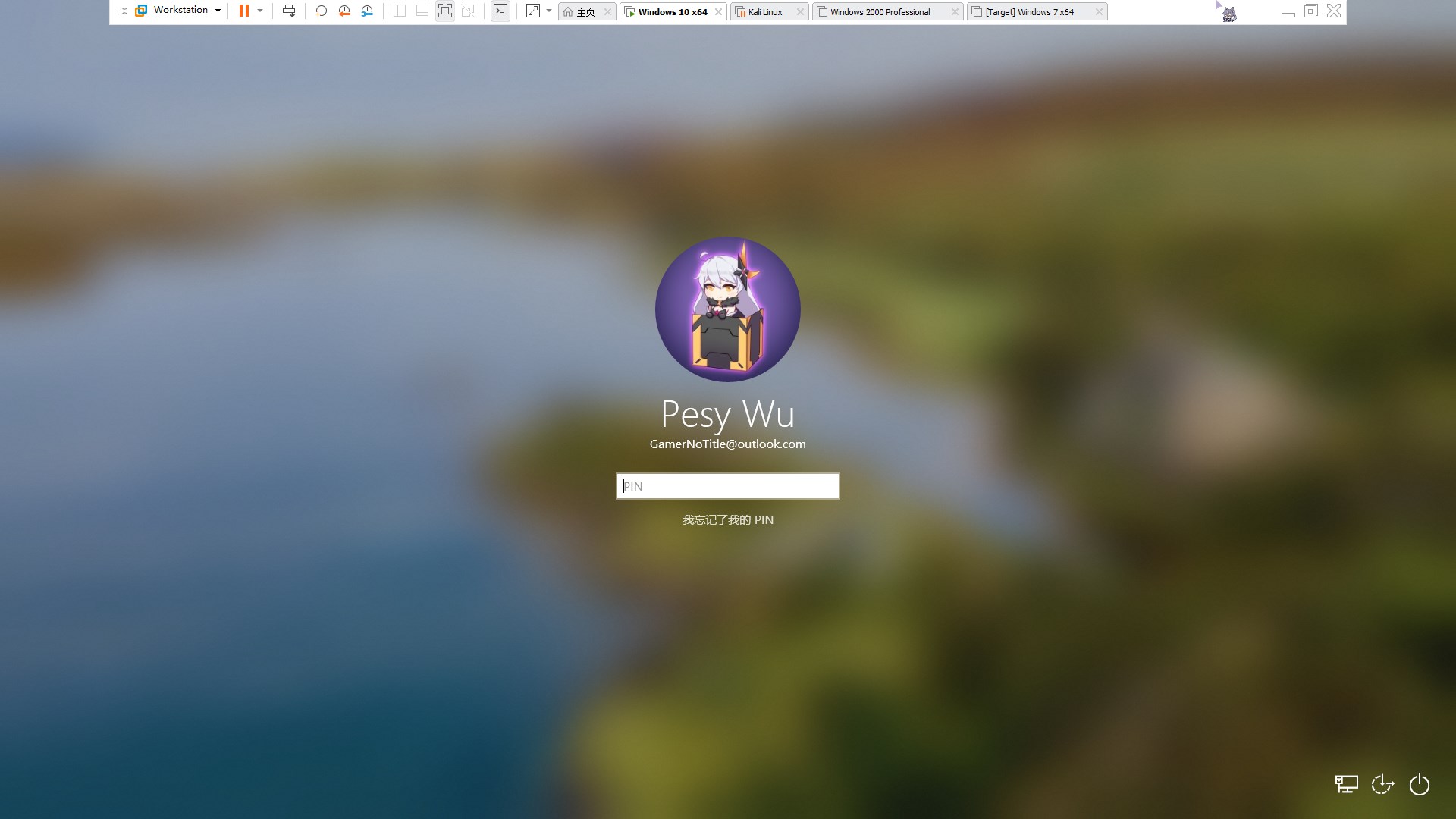 真实的登录窗口