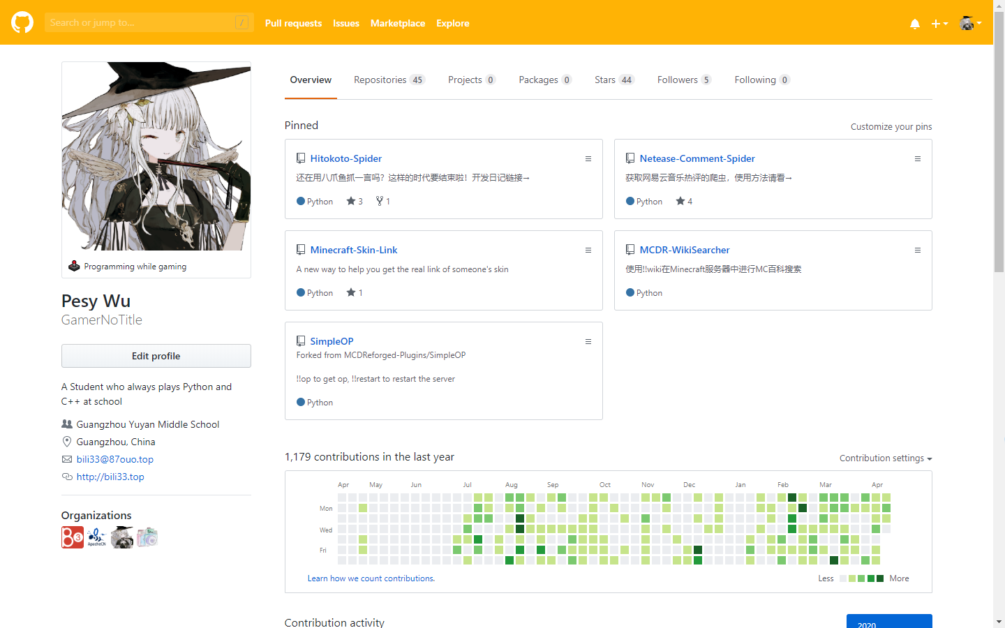 Github Profile