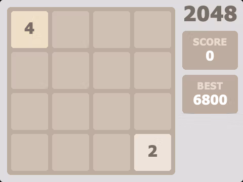 2048菜鸡分数